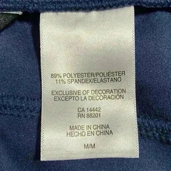 Mondetta Outdoor Project Track Pants Men’s Medium Blue Activewear Athleisure NWT - Picture 8 of 9